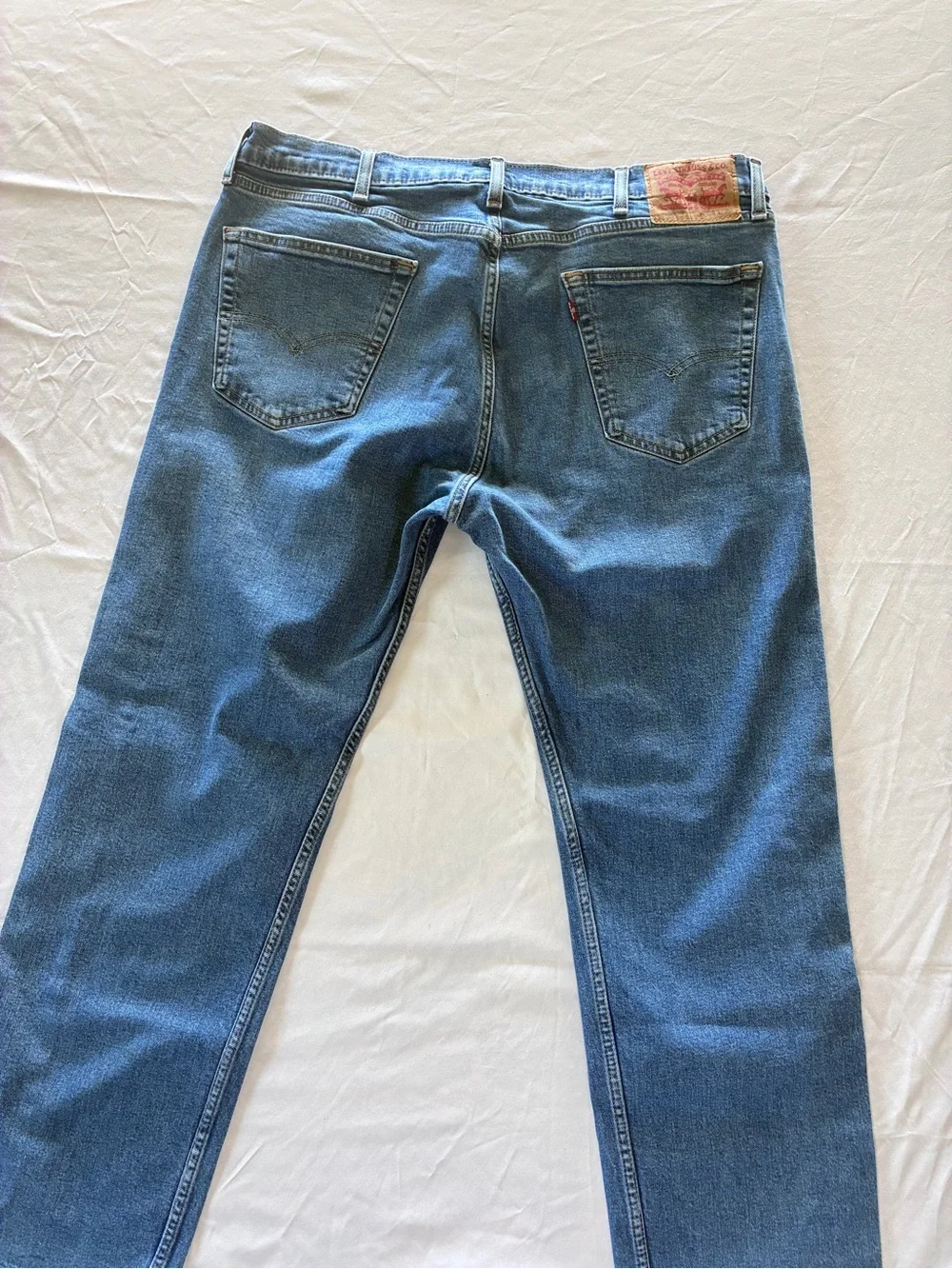 Levi's 505 Medium Blue Straight-Leg Men's Jeans